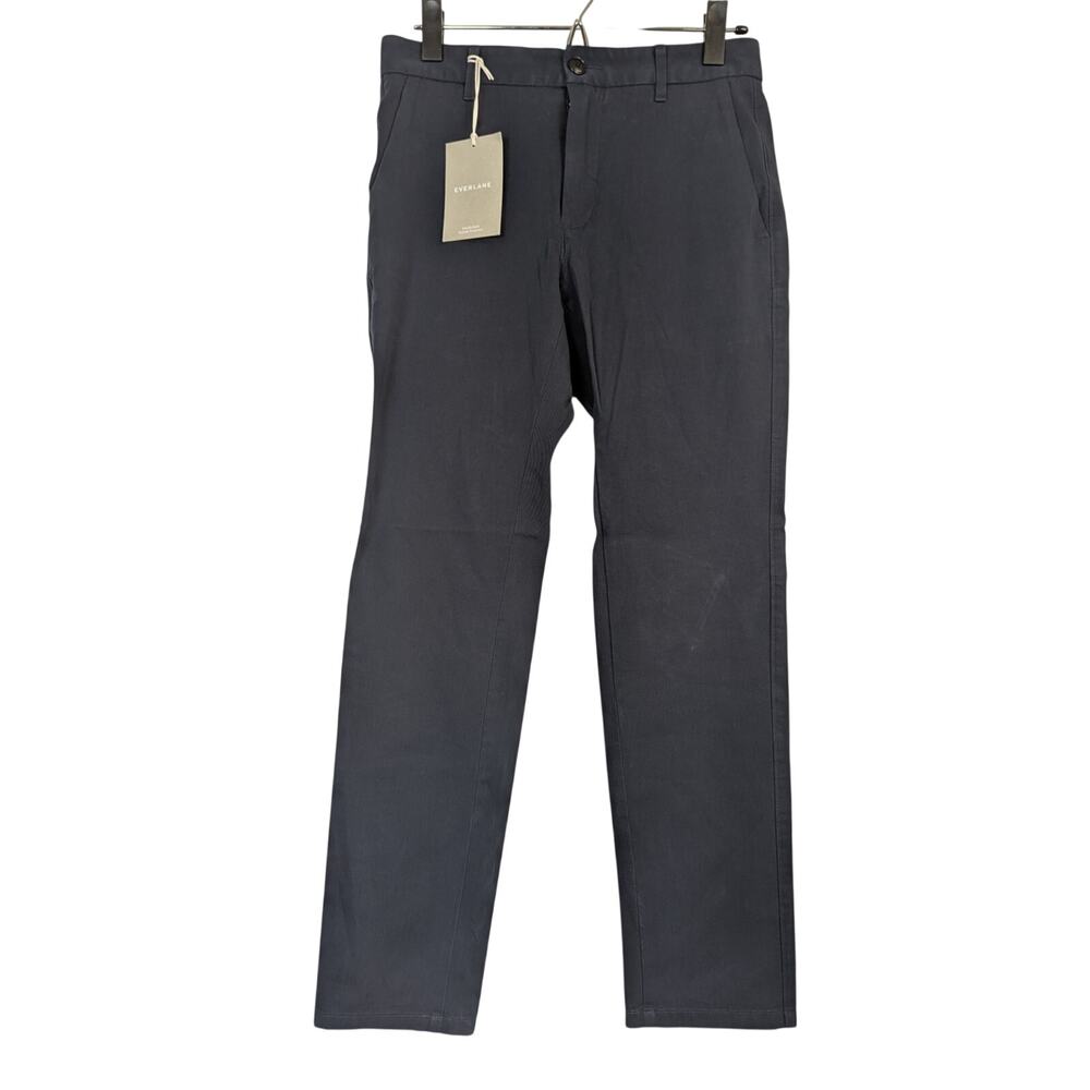 Everlane Performance Chino Pants Blue Uniform Stretch Comfort Slim Mens 29x30